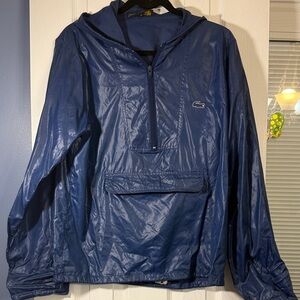Lacoste Blue Hooded Pullover